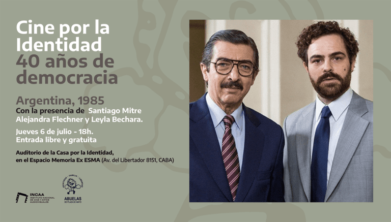 “Argentina, 1985” en el ciclo “Cine por la Identidad. 40 años de democracia”