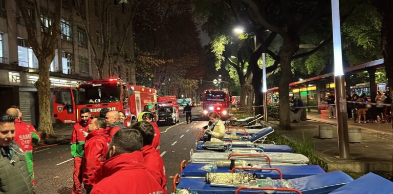 Incendio en Monserrat: rescate y solidaridad en un edificio de seis pisos