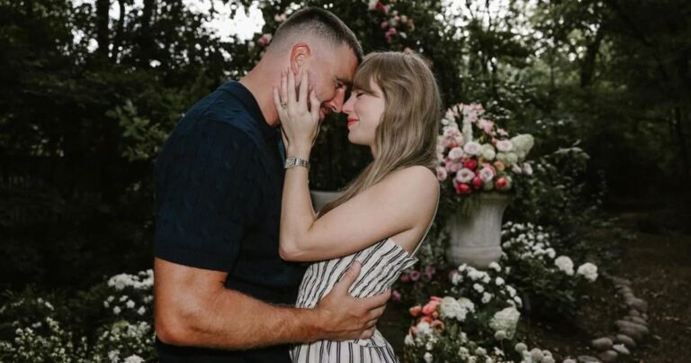 Taylor Swift y Travis Kelce confirmaron su compromiso con una romántica propuesta