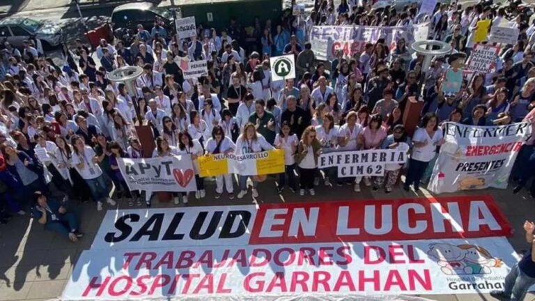 Nuevo paro en el Hospital Garrahan: trabajadores exigen la aplicación inmediata de la Ley de Emergencia Pediátrica