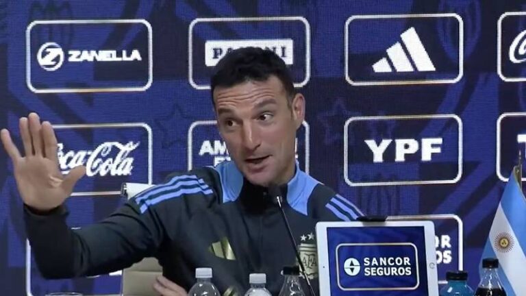 Las lágrimas de un periodista que emocionaron a Lionel Scaloni en la conferencia: “Me diste la alegría más grande de mi vida”