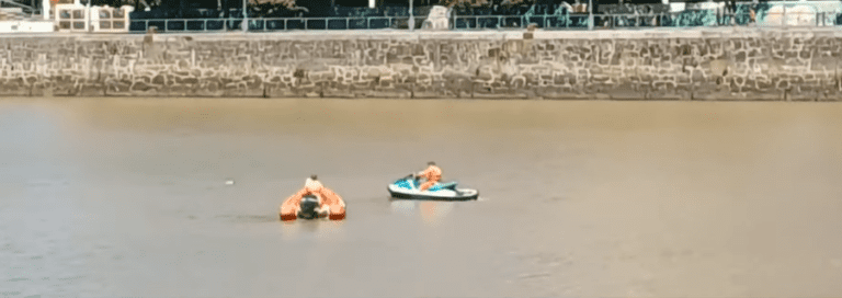 Apareció un cuerpo flotando en Puerto Madero
