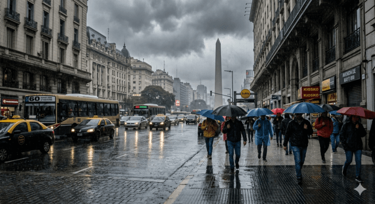 Inestabilidad, lluvias y temperatura otoñal