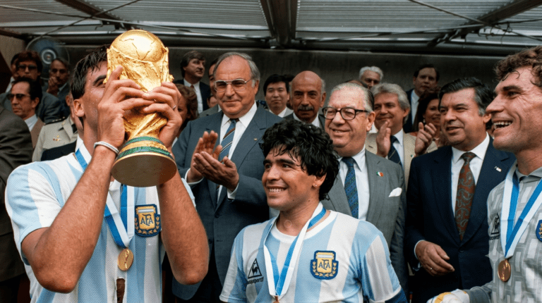 A 40 años de aquel festejo del mundial de 1986