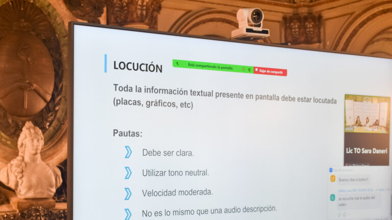 Elecciones 2023: Se realizó una capacitación sobre accesibilidad de las campañas electorales