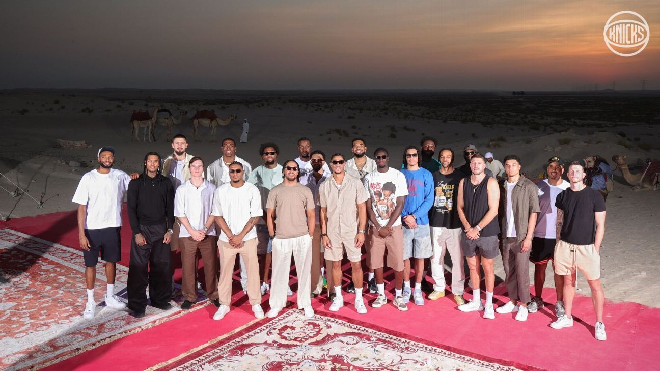 knicks-legends-ride-cameles,-76ers-se-vuelven-golf:-escenas-superiores-de-la-serie-abu-dhabi