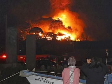 fire-burning-in-southwestern-japan-damages-170-homes,-forces-evacuations