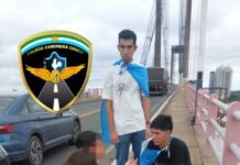 Intentó arrojarse desde el puente General Belgrano y fue rescatada a tiempo intento-arrojarse-desde-el-puente-general-belgrano-y-fue-rescatada-a-tiempo