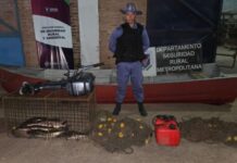 Pesca ilegal en el Río Salado: secuestran redes, peces fuera de medida y un bote pesca-ilegal-en-el-rio-salado:-secuestran-redes,-peces-fuera-de-medida-y-un-bote