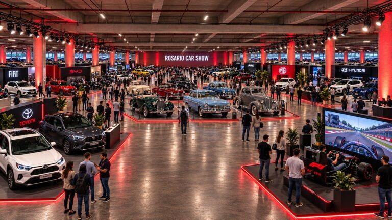 rosario-car-show:-mas-de-100-autos-en-exhibicion-y-simuladores-de-f1